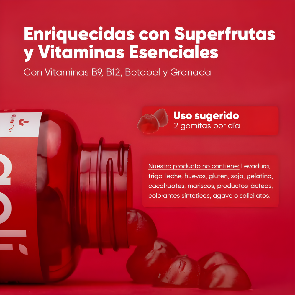 Suplemento Goli Vinagre de Manzana Gomas