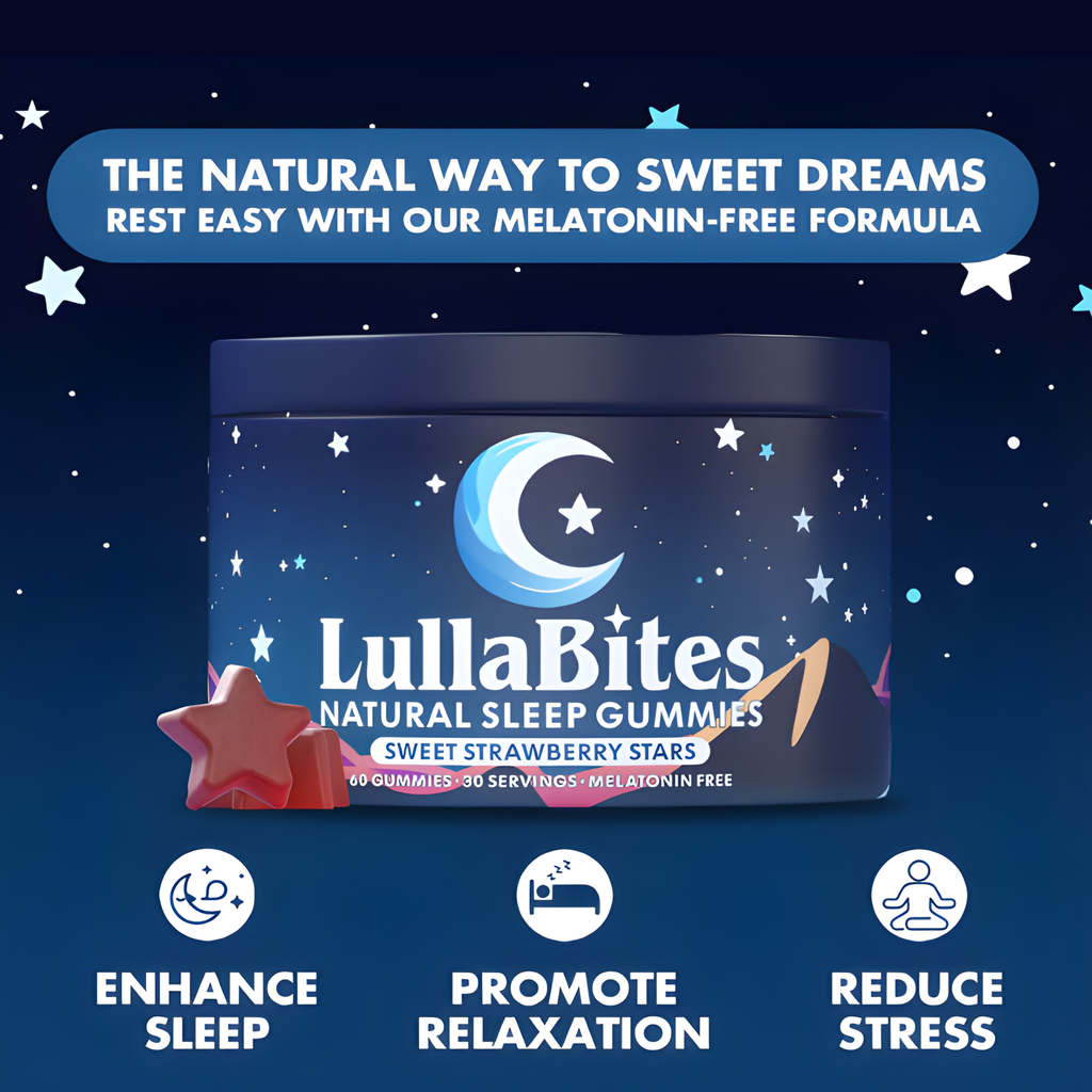 Gomas LullaBites Melatonina Dormir 60 cp