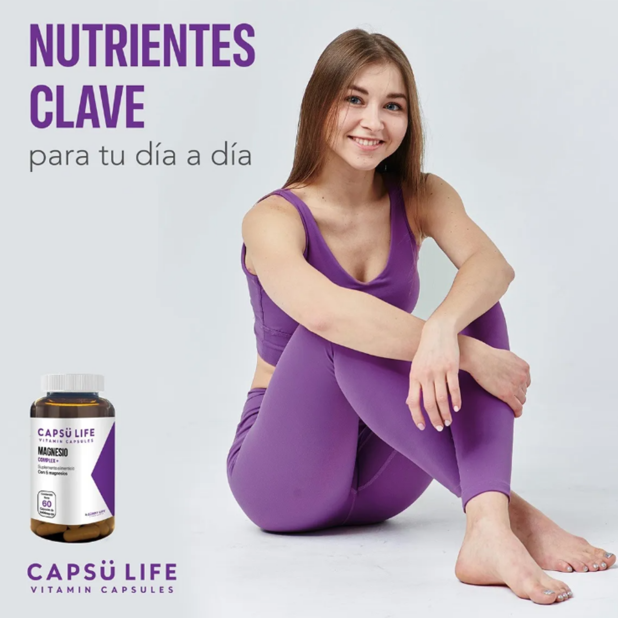 Suplemento Capsu Life Magnesio Complex