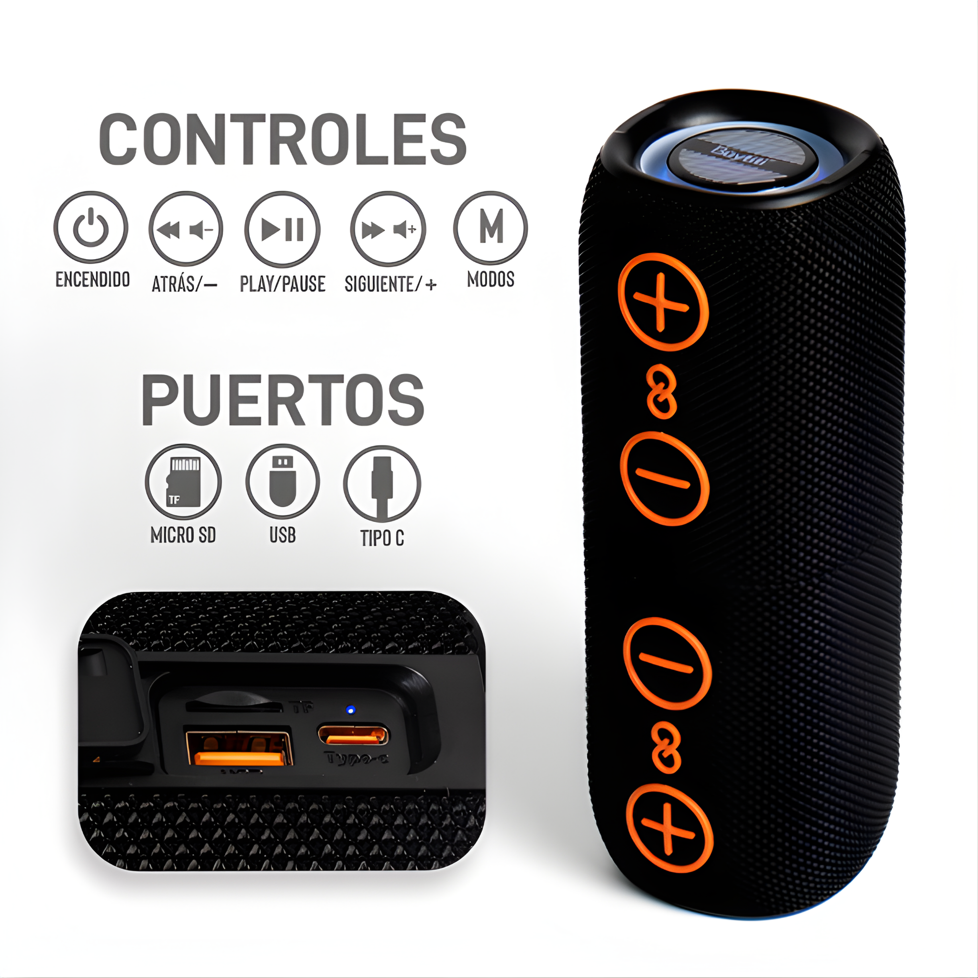 Bocina Bluetooth 2 en 1 Tiktok