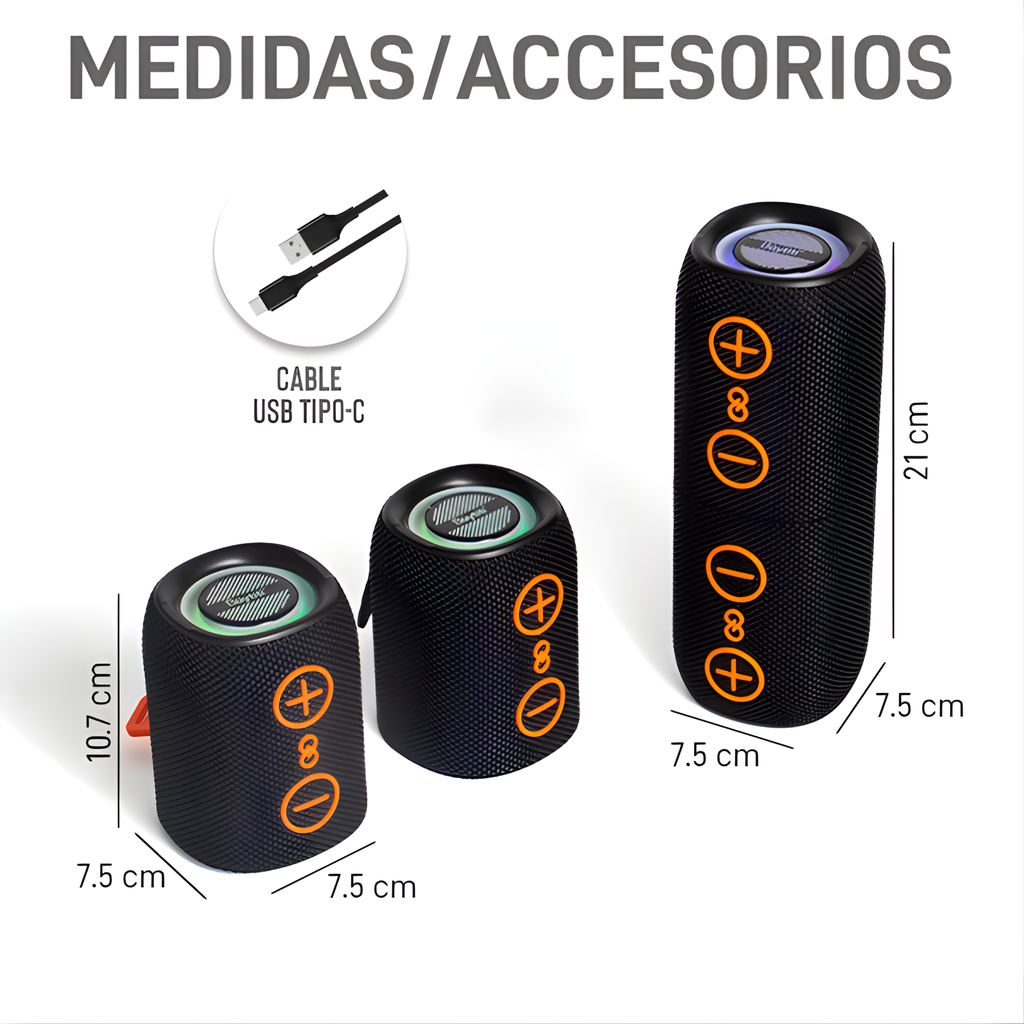 Bocina Bluetooth 2 en 1 Tiktok
