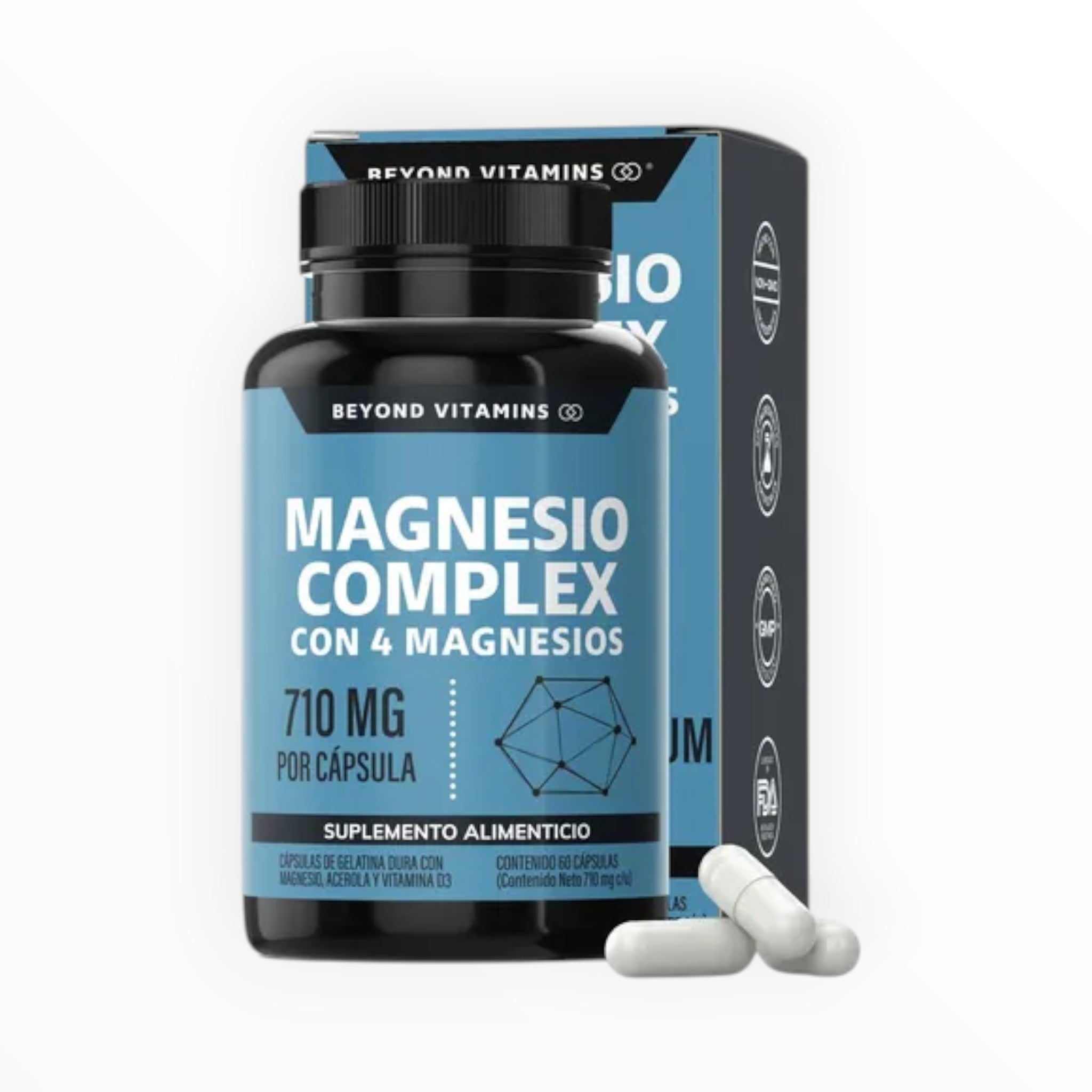 Magnesio Complex con 4 Tipos de Magnesio